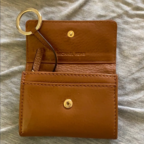 MK tan mini card holder - Picture 4 of 4